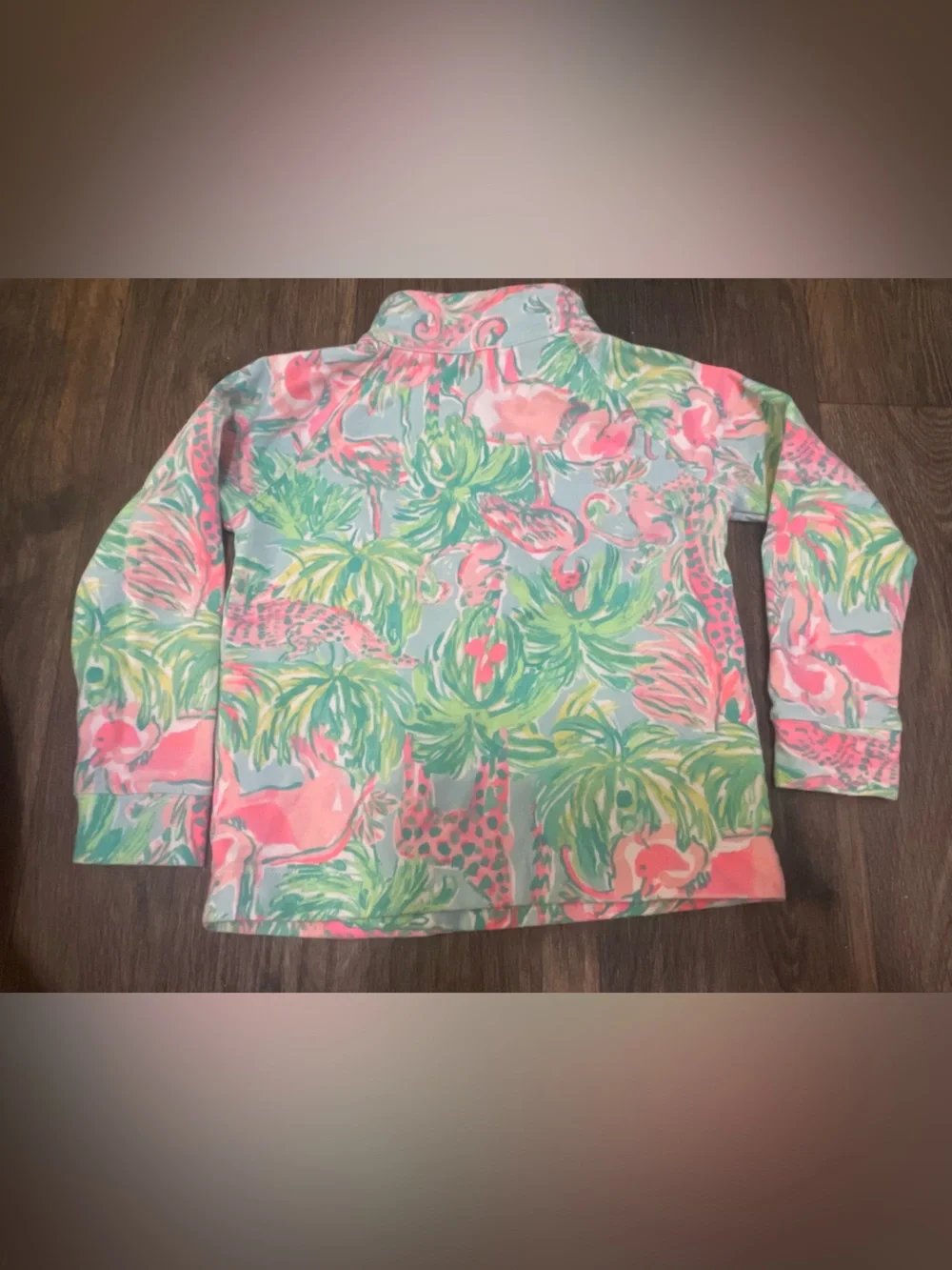 Lilly Pulitzer Girls Skipper Popover Sz S 4-5